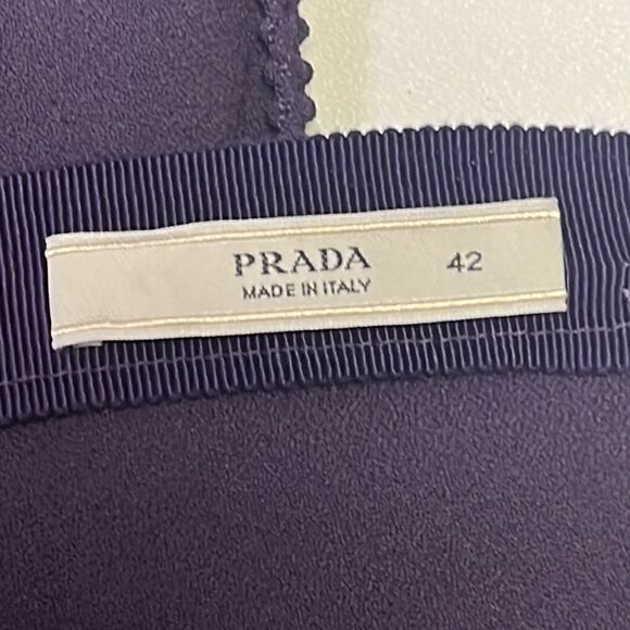 Prada Purple Short Sleeve Knee Length Dress - Picture 7 of 8